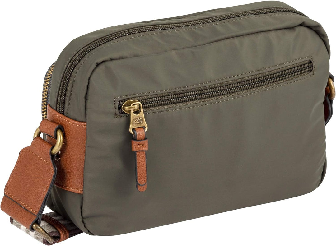camel active bags Bari Damen Umhängetasche Crossbody Bag Mittelgross khaki Khaki 23 x 5,5 x 14,5, Kh