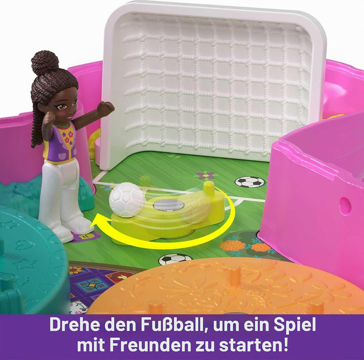 Polly Pocket Piñata-Party Schatulle - Pferde-Piñata, Glitzerfenster, 2 Puppen, 5 Spielelemente, 13 A