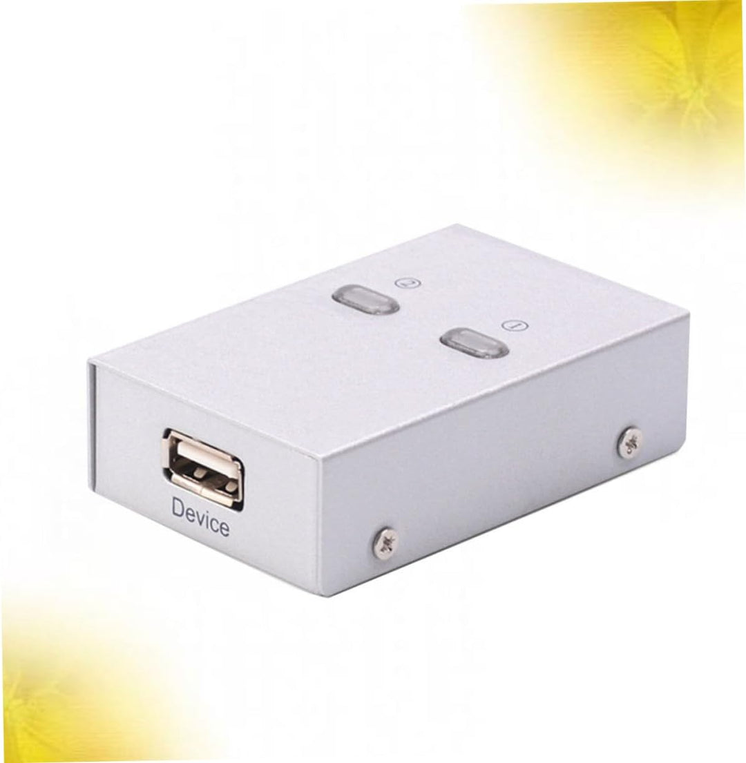 Tofficu USB Printer Sharer und Scanner Selector Automatischer Port USB Sharing ohne Kabel Langlebige