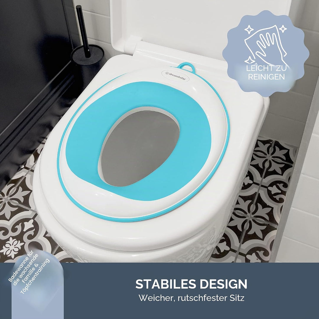 Dreambaby F6000 EZY-Potty Toilettentrainer WC-Sitzauflage Töpfchen, rutschfest und ideal für unterwe