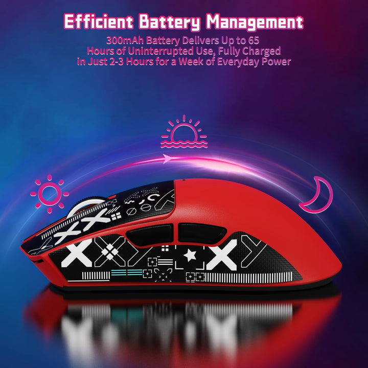 ATTACK SHARK X11 SE Kabellose Gaming-Maus, PixArt PAW3311 Gaming-Sensor, BT/2.4G Wireless/Kabelgebun