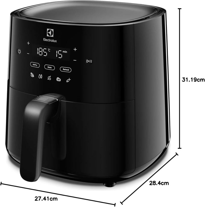Electrolux Luftfritteuse EAF3B - Kapazität 3 l - Luftfritteuse mit Antihaftbeschichtung - 1300 W - 8