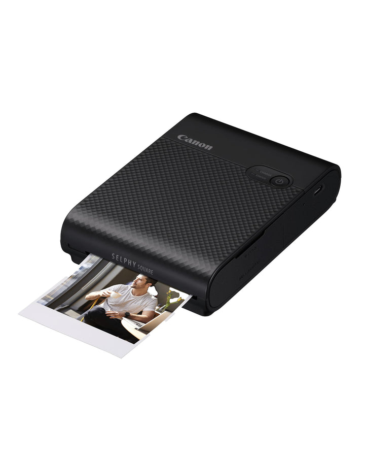 Canon SELPHY SQUARE QX10 Mini Fotodrucker mobil tragbar unterwegs (quadratischer Druck 6,8 x 6,8cm m