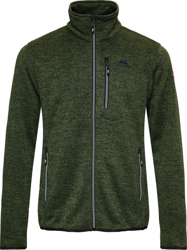Nordberg Benjamin Fleece Cardigan – Herren – Grün Melange – Grösse XXL