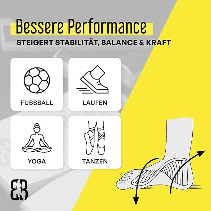 BlackBoard® Fusstrainer I Effektive Fusskräftigung und Fussstabilisierung | Beinachsentraining zur P