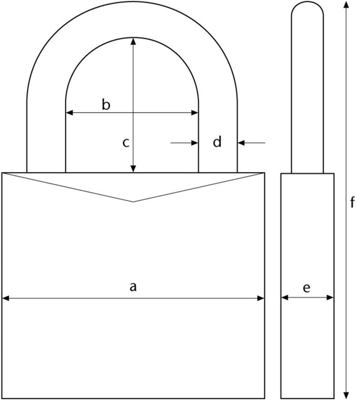ABUS Titalium Vorhängeschloss 80TI/50 gl.-8011 - gleichschliessend - Kellerschloss mit leichtem, mas