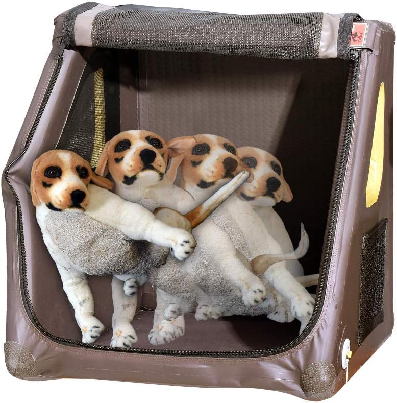 TAMI - Aufblasbares Hundebox XS - Dog Box Hundetransportbox Hund Autotransportbox Transportbox Falba