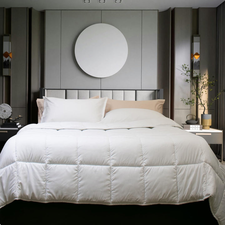 Gabel nottetempo Daunenjacke Mikrofaser Warme Mikrofaser (1.5cm) 205x155x1.5 cm Bianco 205x155x1.5 c
