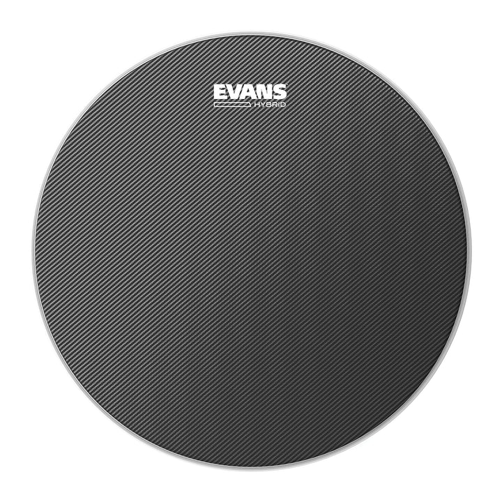 Evans Hybrid Grey Marching Snaredrumfell, grau, 13 Zoll Grauer Teig 13 Inch, Grauer Teig 13 Inch