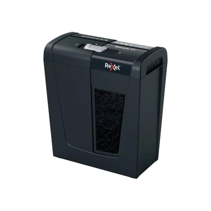 Rexel Aktenvernichter Secure S5, Streifenschnitt, 6-5 Blatt A4 (70-80 g/m²) Kapazität, Sicherheitsst