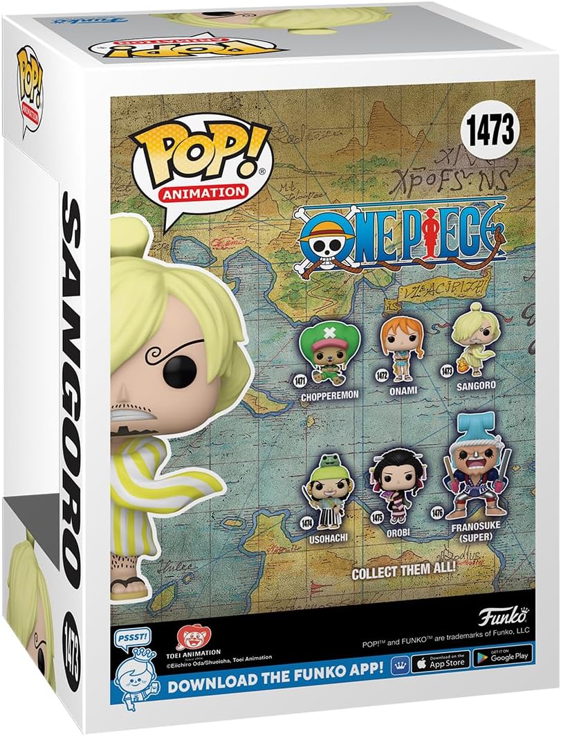 Funko POP! Animation: One Piece S8 - Monkey D. Luffy & Pop! Animation: One Piece - Vinsmoke Sanji -