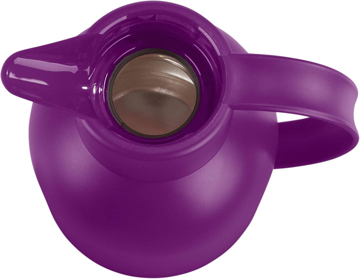 Emsa N40118 Samba Isolierkanne |1,5 Liter | Quick Press Verschluss | 12h heiss und 24h kalt | Transl