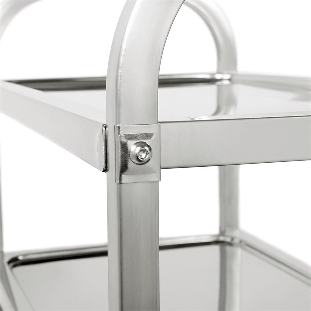 Flyelf 3 Etagen Küchenwagen, Küche Auto Regal Utility/Service Cart Trolley Küche Legen mit Rollen, E