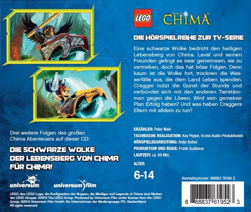 Lego Legends of Chima (Hörspiel 7), Audio-CD