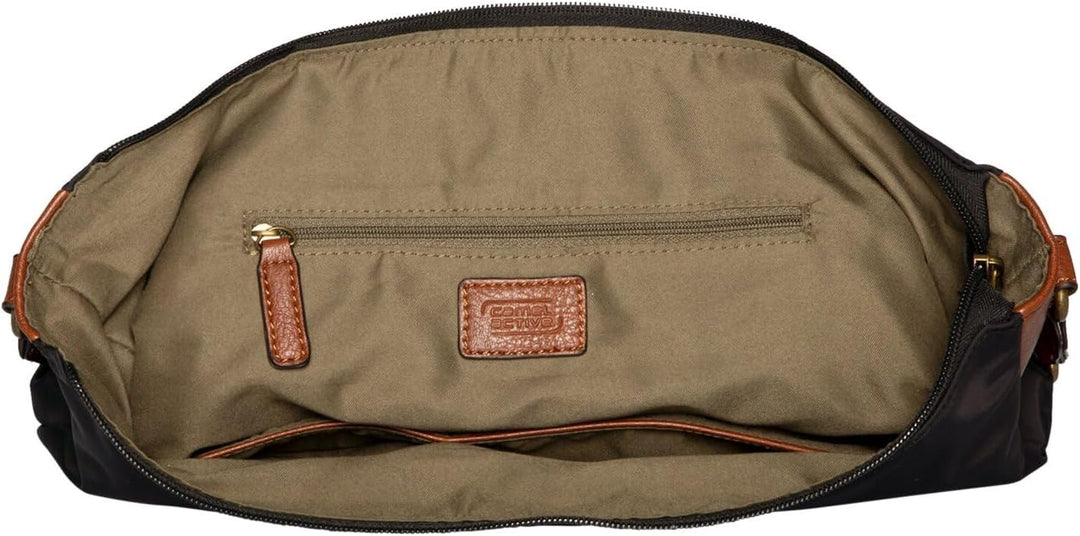 camel active bags Bari Damen Hobo Bag Schultertasche Gross Schwarz Schwarz 35x13x38, Schwarz 35x13x3