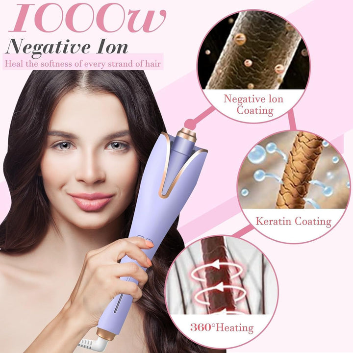 Automatischer Lockenstäbe, Reisegrösse Waver, Keramikbeschichtung Vielseitige Lockenstäbe, 4 Einstel