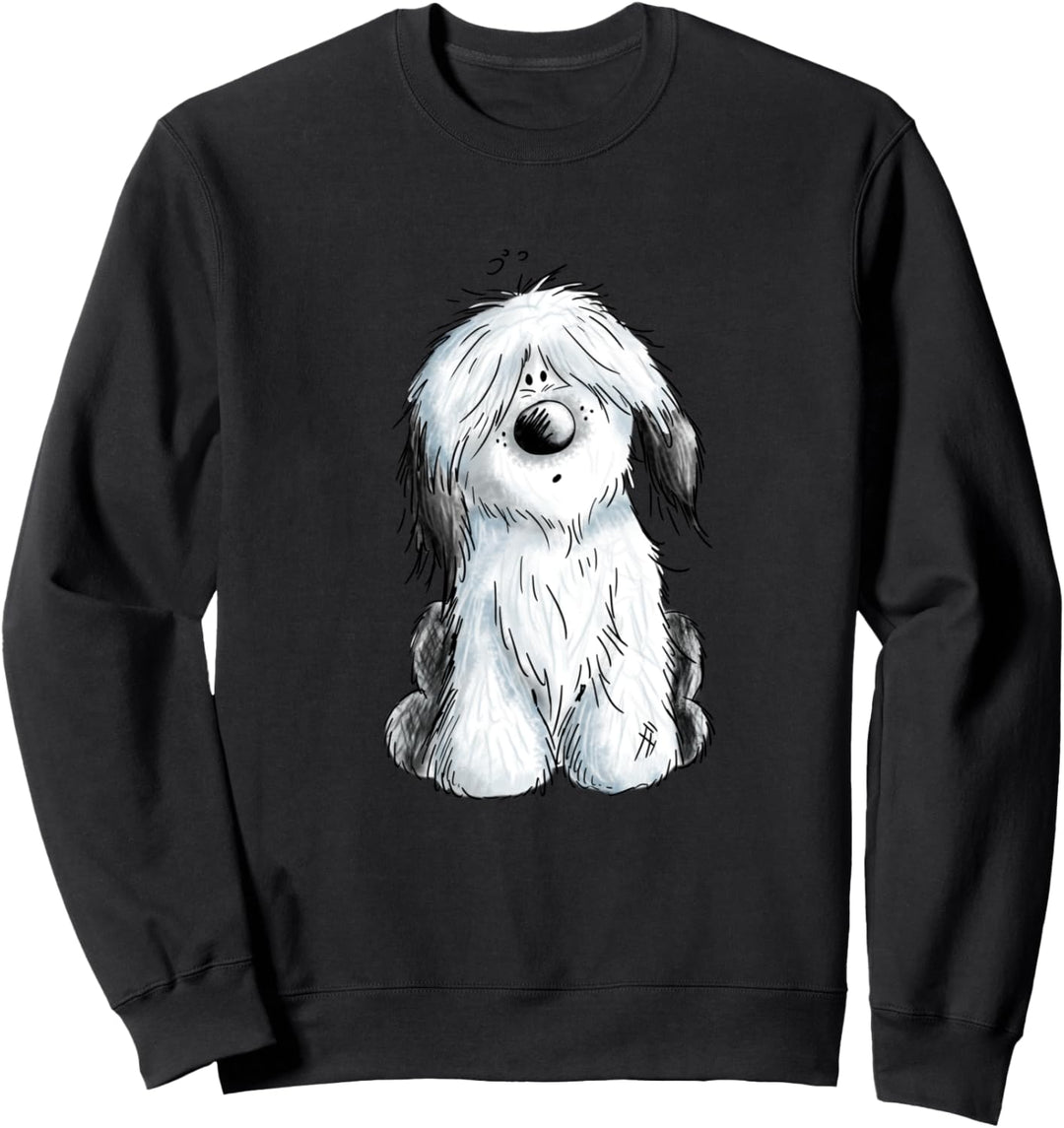Süsser Bobtail I T Shirt für Hundefreunde I Herrchen Frauchen Sweatshirt