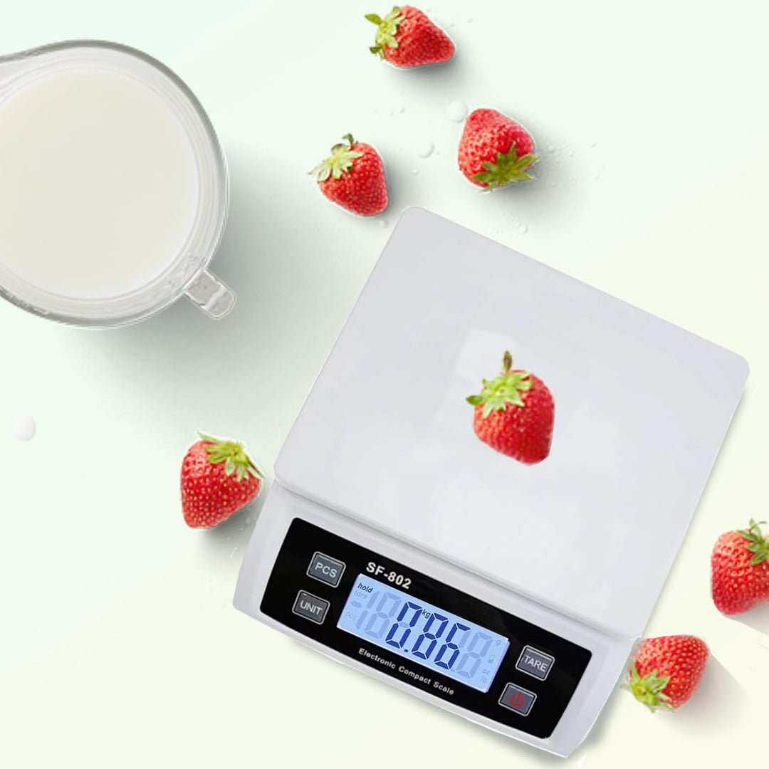 Waage küchenwaage gross Edelstahl Digitalwaage 30 kg Food Scale mit LCD Display Obstwaage Digitale K