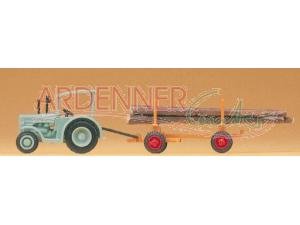 Preiser 1/160 TH – pr79504 – Modelleisenbahnen – Traktor und Anhänger
