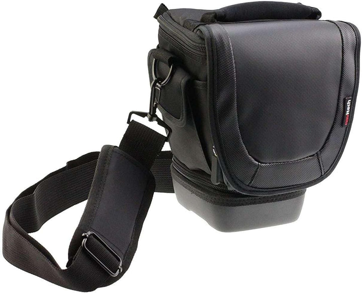 Navitech Schwarz Teleskop Digitalkamera DSLR SLR Hülle Tasche Kompatibel mit der Panasonic LUMIX DC-