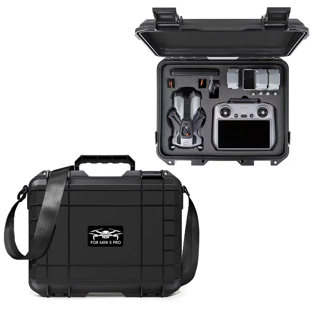 ZJRXM Mini 5 Pro Koffer, Hardshell Aufbewahrungs Tasche für DJI Mini 5 Pro Drone Zubehör, Hartschale