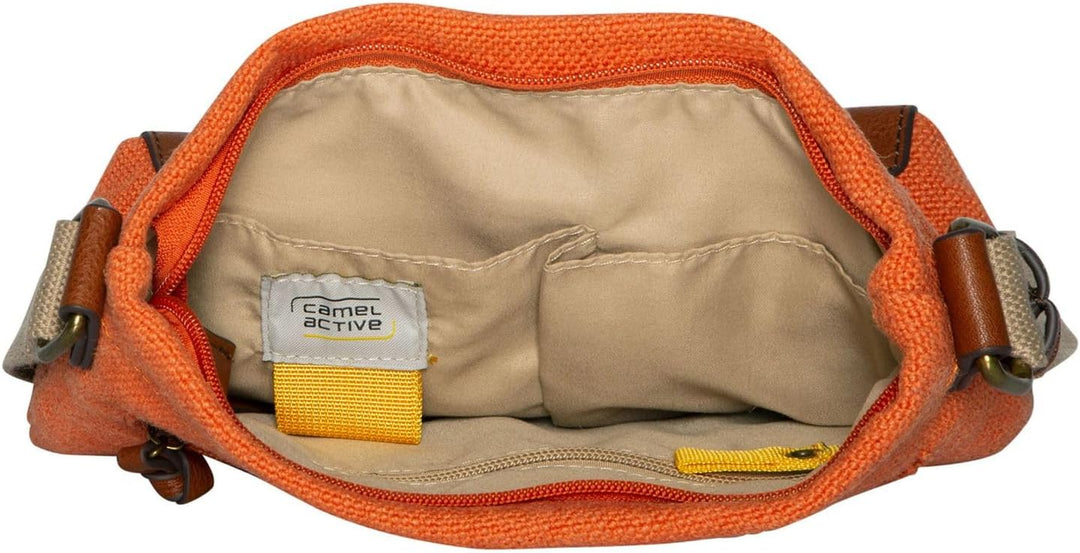 camel active, OAKLAND PI, Damen, Umhängetasche, M, Orange Orange 24,5 x 8,0 x 28,0 (LxBxH), Orange 2