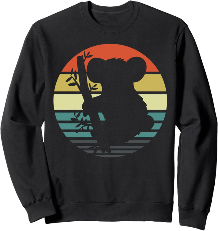 Koala Australien Retro Beuteltier Sweatshirt