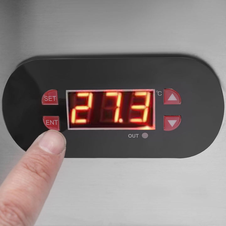 UHDUIG Ölpresse Öl Pressmaschine Elektrische Edelstahl Ölmühle 800W 60rpm 0-250℃ Kalt und Heiss Ölex