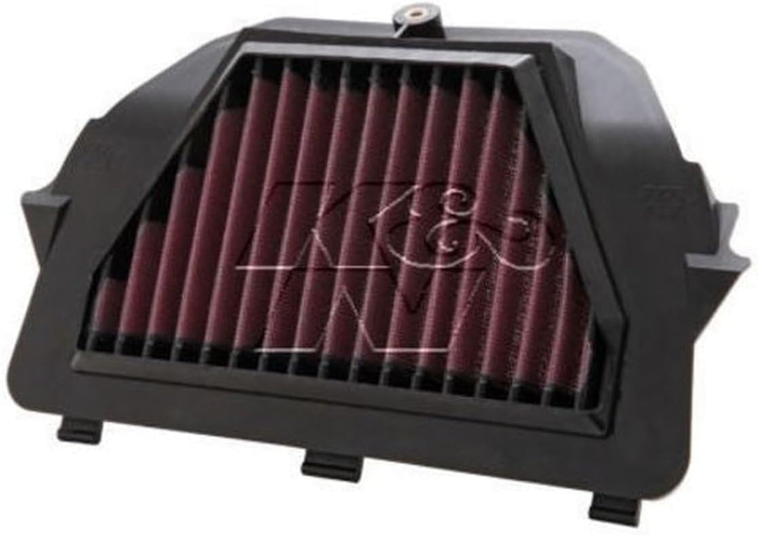 K&N YA-6008R Motorrad Luftfilter, Rot