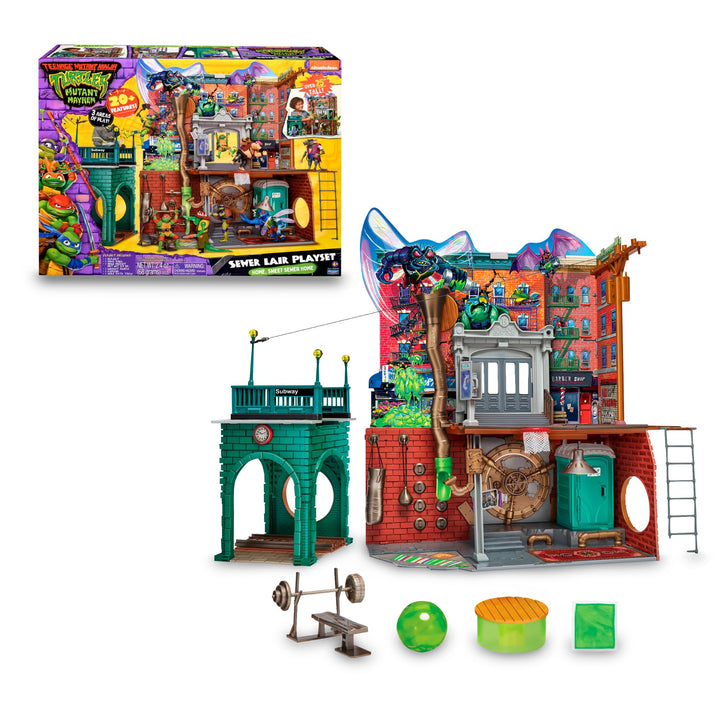 Teenage Mutant Ninja Turtles TU802000 TMNT Quartier Playset, S