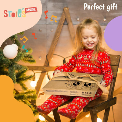 Stoie's Baby Schlagzeug Kinder ab 3 Jahre Musikinstrumente für Kinder ab 1 Jahr Montessori Musikinst