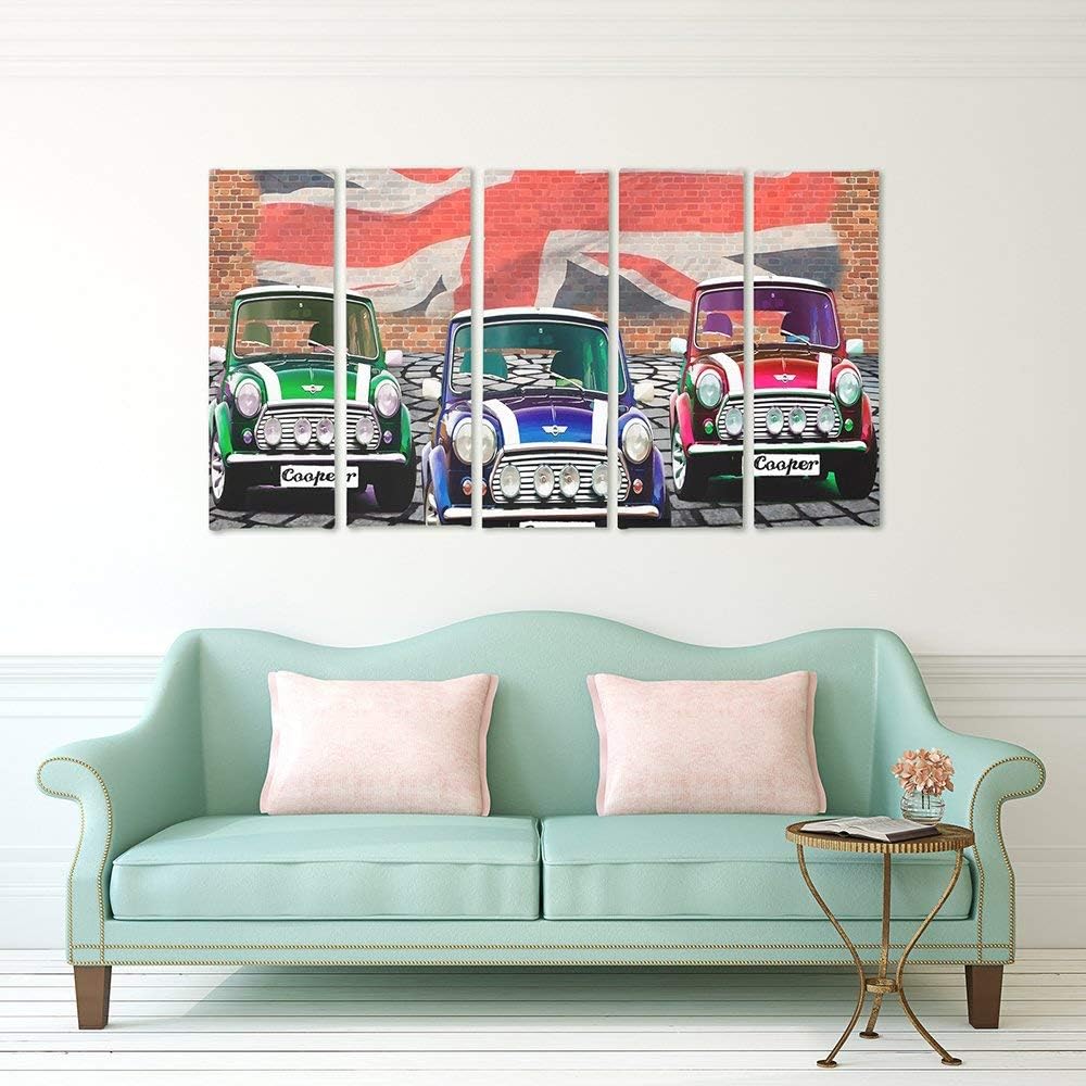 Feeby. Wandbild - 5 Teile - Deko Bilder, gedrucktes Bild, Deco Panel, Foto, Kunstdrucke, 5-Teilig, T