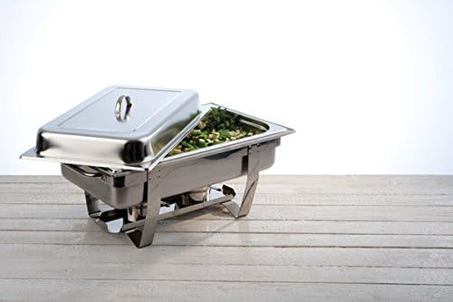 APS Doppelpack Chafing Dish -Multi Plus- Edelstahl Twin Set incl. 4X Brennpastenbehälter
