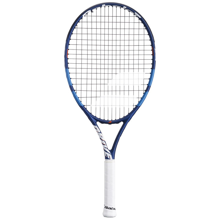 Babolat, Tennisschläger Modell Drive Junior, Einheitsgrösse, Weiss/Blau, Leicht, Griff für kleine Hä