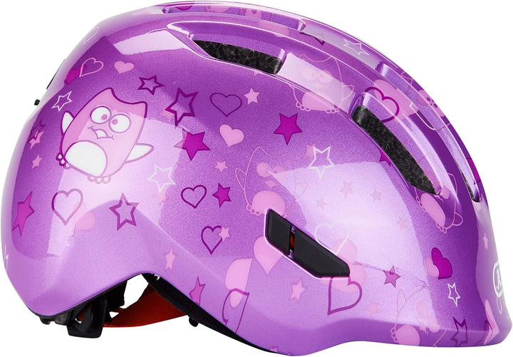 ABUS Kinderhelm Smiley 3.0 - Fahrradhelm mit tiefer Passform, kindergerechten Designs & Platz für ei