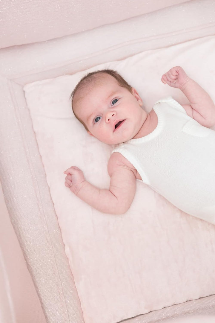 Baby's Only - Laufgittereinlage Sparkle - Krabbeldecke für Baby - Mit subtil Glitzernde Strickarbeit