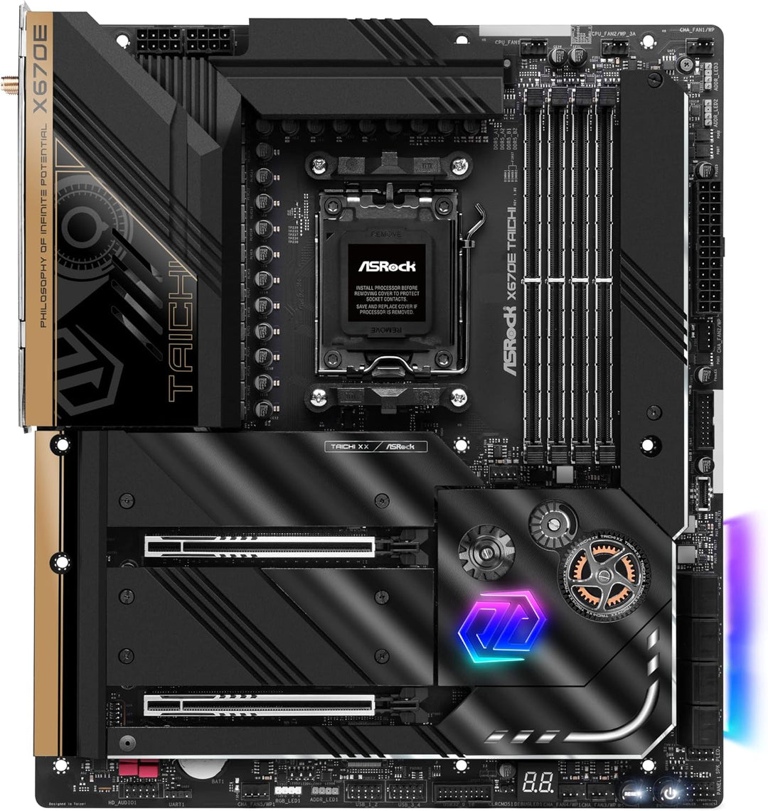 Asrock X670E Taichi AMD X670 Socket AM5 Extended ATX
