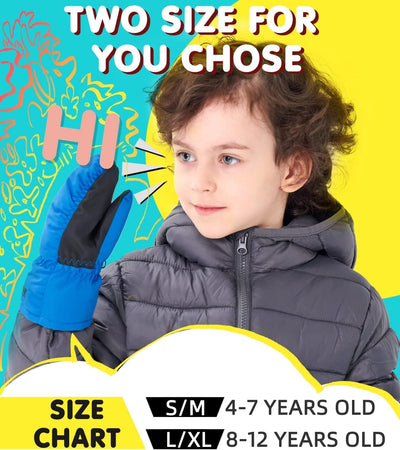 AROMA SEASON Beheizbare Handschuhe Kinder Baby mit Akku | Beheizte Kinderhandschuhe Fäustlinge für K