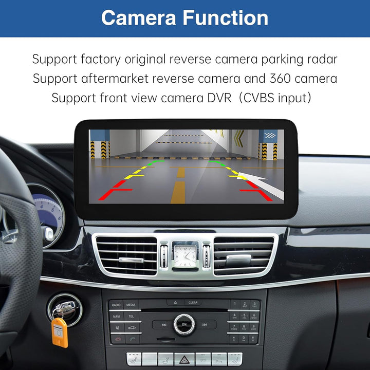 Road Top 12,3 Zoll Ultra-schmal Autoradio Touchscreen Drahtlos CarPlay Android Auto für Mercedes Ben
