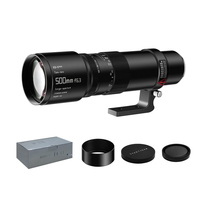 TTARTISAN 500 mm F6.3 Teleobjektiv, Vollformat für Canon RF Mount 500 mm F/6.3 Superteleobjektiv Pri