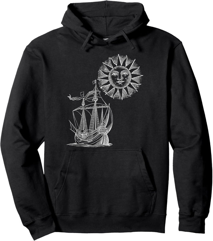 Kapitän Seefahrt Boot Schiff Segeln Anker Segler Pullover Hoodie
