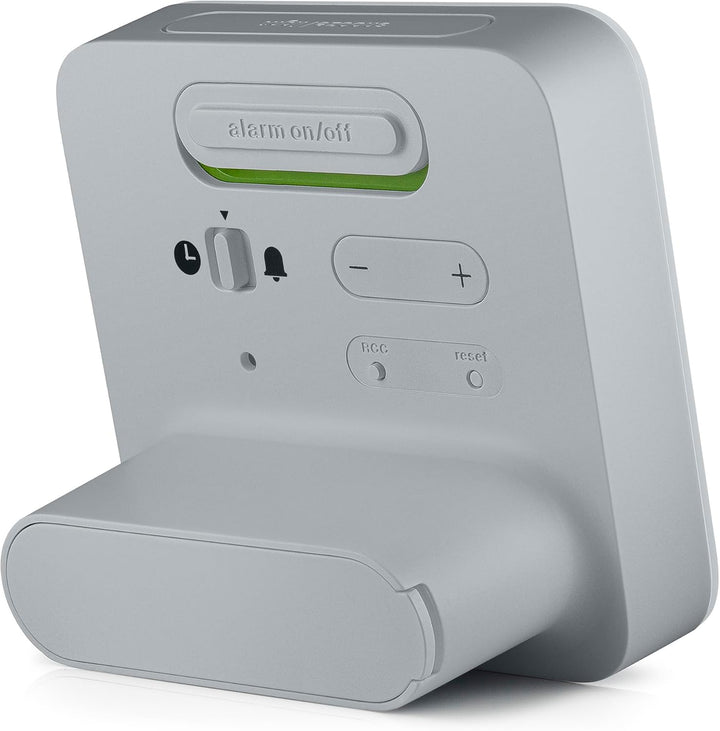 Braun Digitaler Funkwecker für die mitteleuropäische Zeitzone (DCF) mit Schlummerfunktion, LCD-Displ
