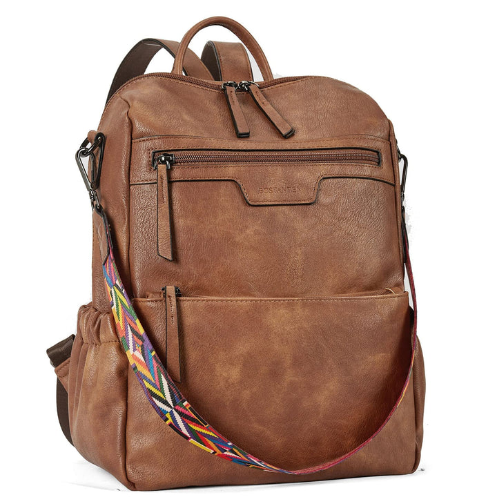 BOSTANTEN Leder Rucksack Damen Freizeitrucksack Reise Handtasche Rucksackhandtasche Tagesrucksack fü