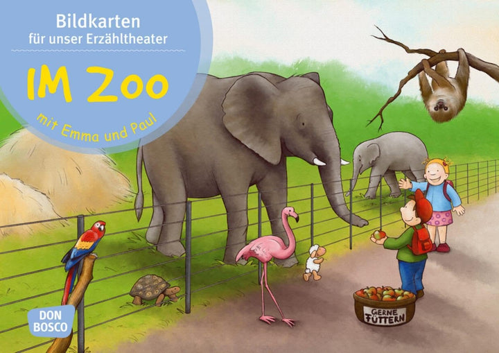Im Zoo mit Emma und Paul. Kamishibai Bildkartenset.: Entdecken - Erzählen - Begreifen: Emma-und-Paul
