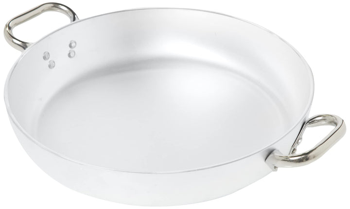 Pentole Agnelli ALMR111036 Strahlungspfanne, professionelles Aluminium 5 mm, 36 cm, 36 cm