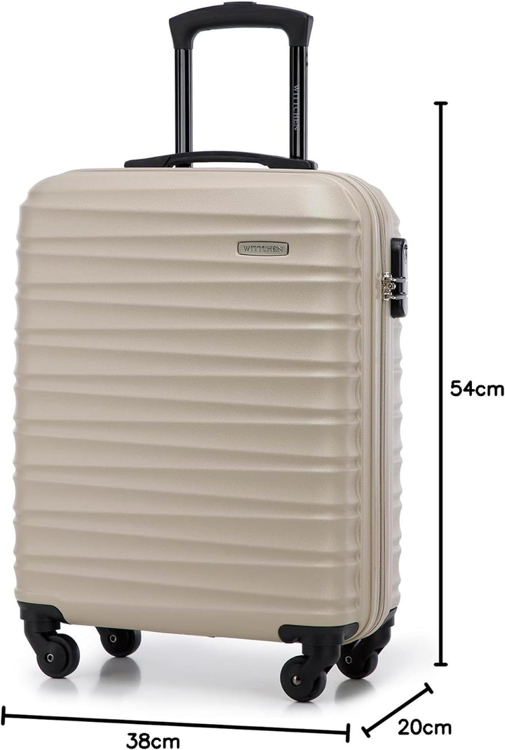 WITTCHEN Reisekoffer Handgepäck Kabinengepäck Rollkoffer Kabinenkoffer Kleiner Koffer Trolley Hartsc