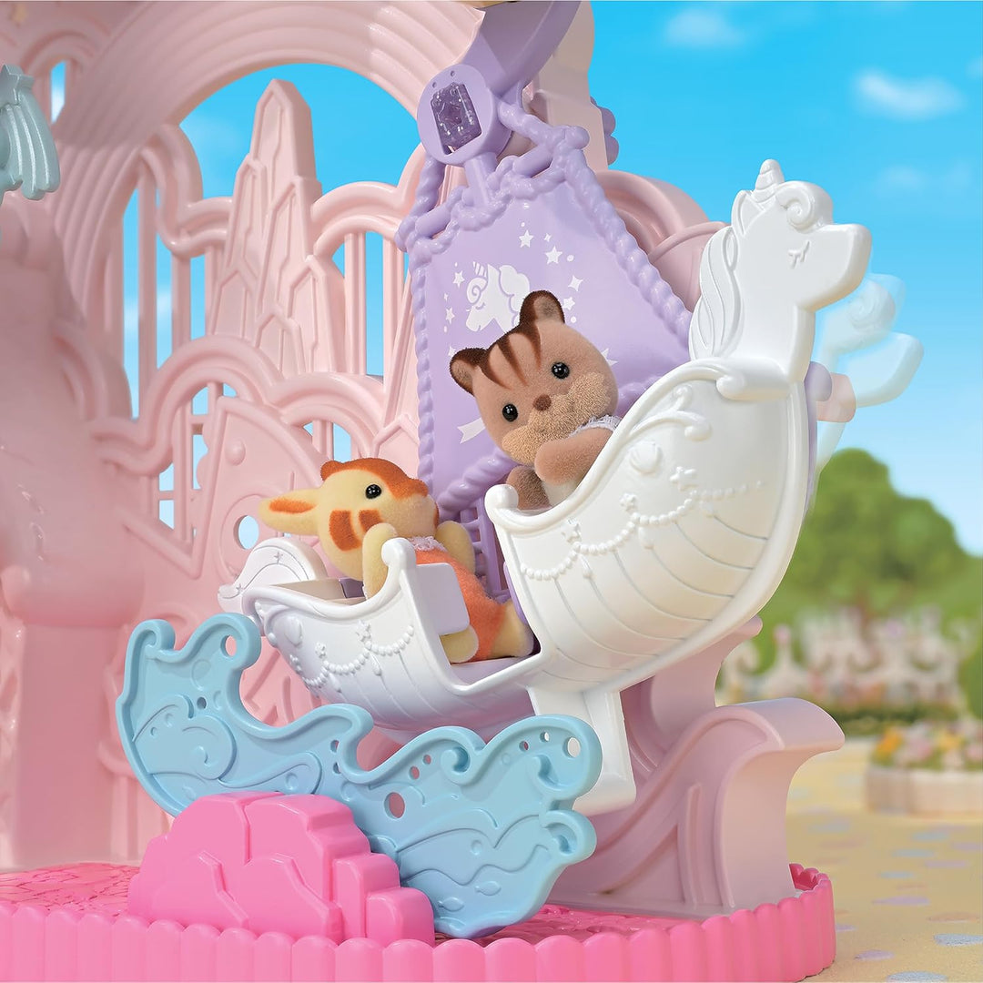 Sylvanian Families 5841 Freizeitpark "Glückstraum", Grosses Spielset mit Tierfiguren, Freizeitpark m