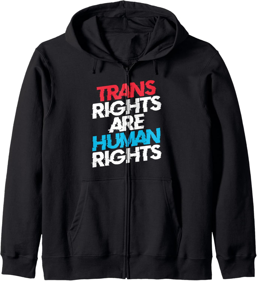 Trans Rights Are Human Rights Transgender Liebe LGBT Spruch Kapuzenjacke