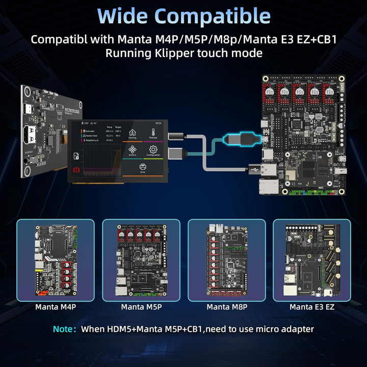 BIGTREETECH HDMI5 V1.1 Touchscreen-Display