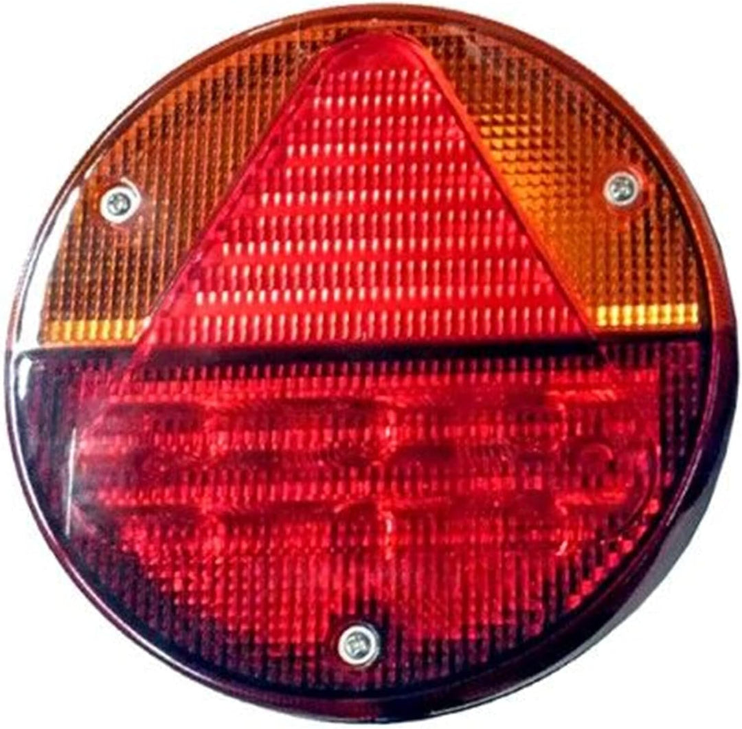 HELLA - Heckleuchte - Hybrid - 12V - Anbau/geschraubt - Lichtscheibenfarbe: rot/gelb - LED-Lichtfarb
